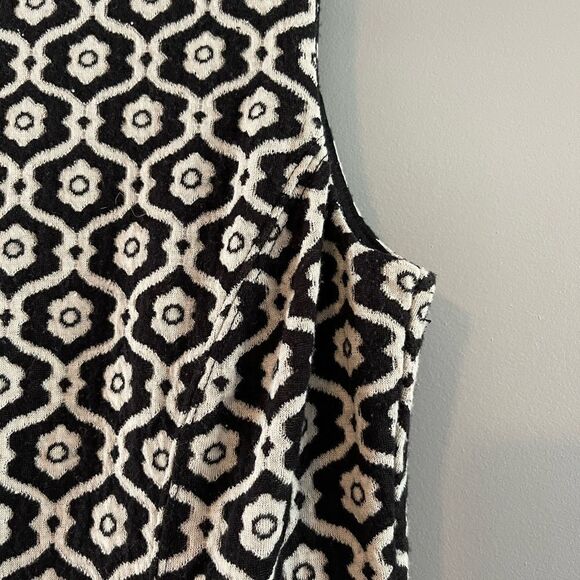 Cynthia Rowley Sleeveless Fit & Flare Textured Floral Geometric Dress || SZ XS - Picture 13 of 13